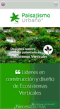Mobile Screenshot of paisajismourbano.com